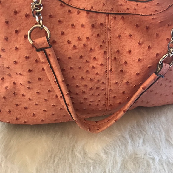 Pink Studded Chain Hoop Handle Purse - Picture 5 of 8